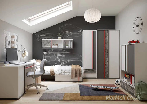 PHY1, kids furniture set, children furniture, children bedroom set, bedroom with corner wardrobe, teenagers bedroom, room for kids, room for teens, Marmell