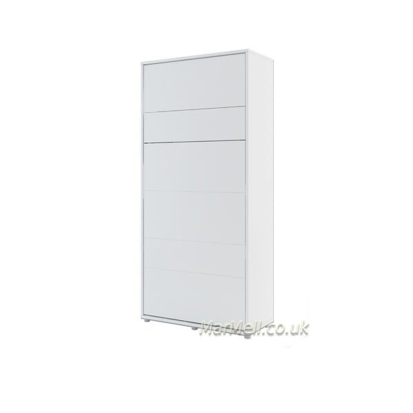 Single, Vertical Wall Bed MK03 with Shelves MarMell Furniture