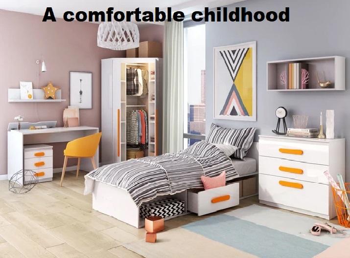 RP1, kids furniture set, children furniture, children bedroom set, bedroom with corner wardrobe, teenagers bedroom, room for kids, room for teens, Marmell