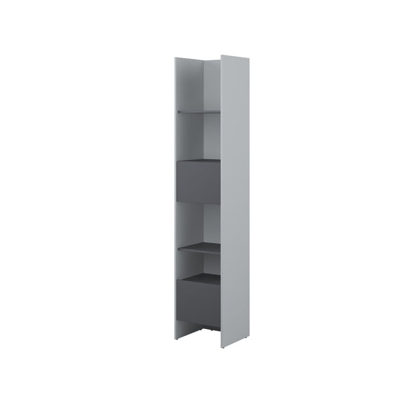 Bookcase Side Cabinet with One Hinged Door, Drawer and Shelves MK‑23 ...