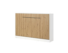 small double wall bed, horizontal wall bed, Murphy bed, fold-down bed, pull-down bed, hidden bed, marmell