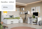 RP4, kids bedroom set, bedroom furniture, children bedroom furniture, teenager furniture, cool room for teens, white handles, marmell 
