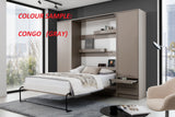 vertical wall bed, Murphy bed, folding bed, space saving bed, fold down bed, colour congo